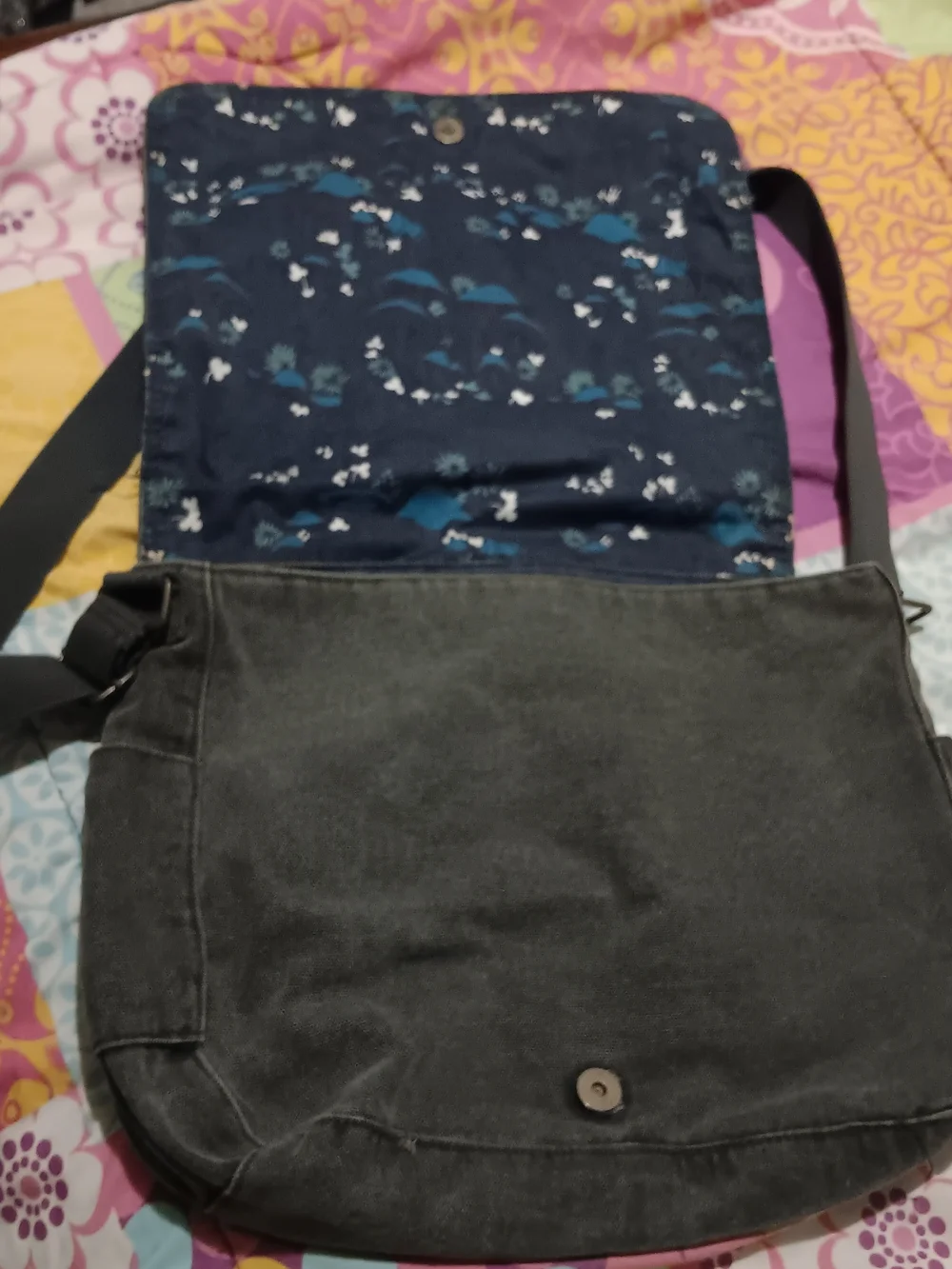 Old Navy 🎂 Studded Dark Demin Messenger Bag